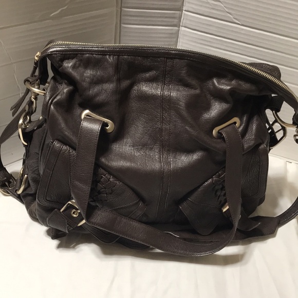 Junior Drake leather handbag with double straps. EUC - Picture 3 of 15